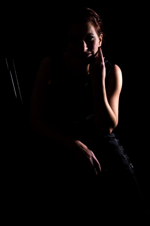 Low Key Portraitshooting in meinem Studio im Kalletal
